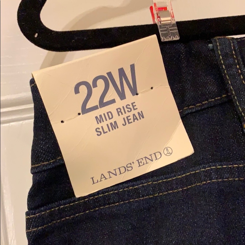 Lands’ End Mid Rise Slim Jean - Picture 8 of 8